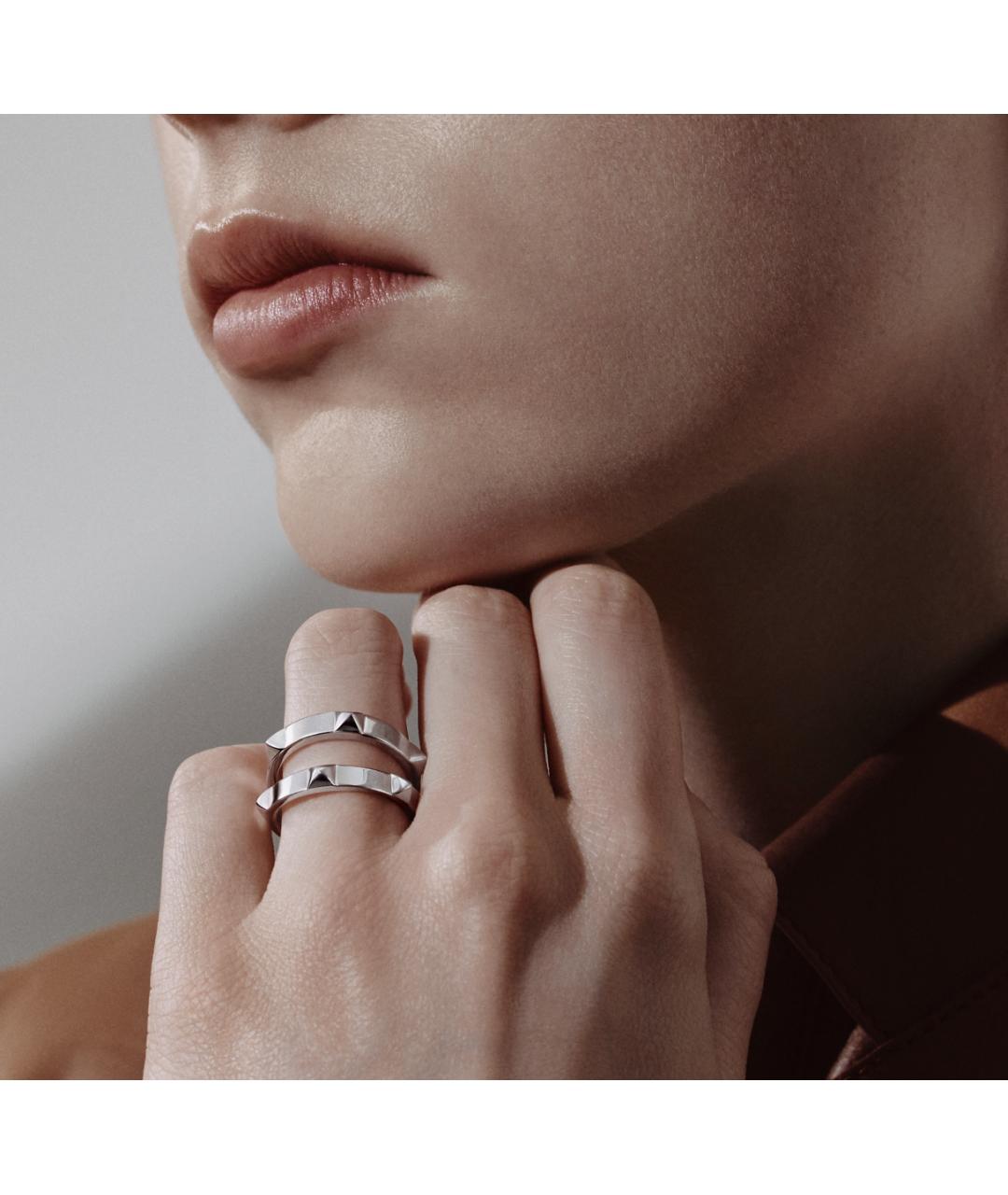 HERMES Серебряное серебряное кольцо, фото 6