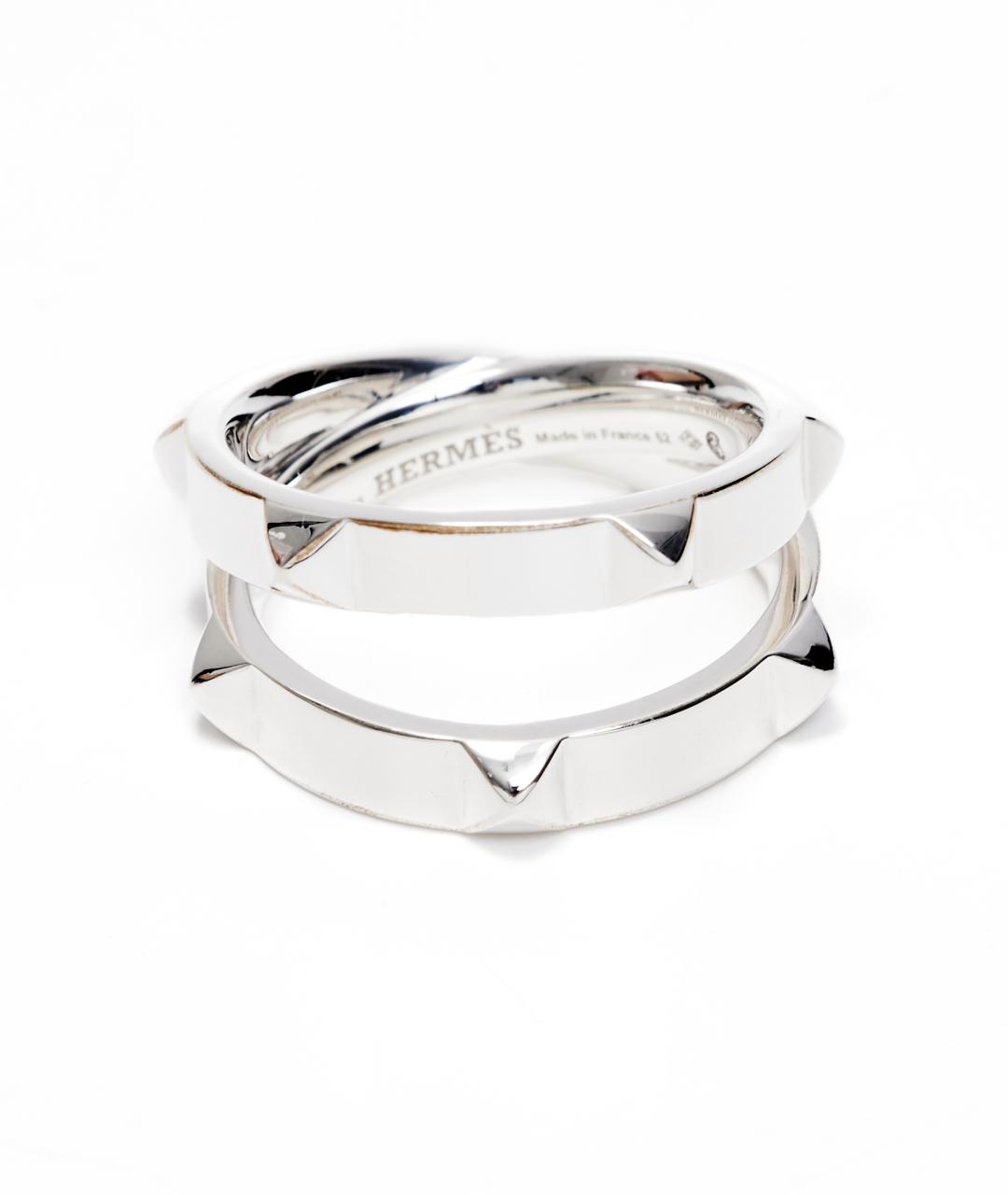 HERMES Серебряное серебряное кольцо, фото 8