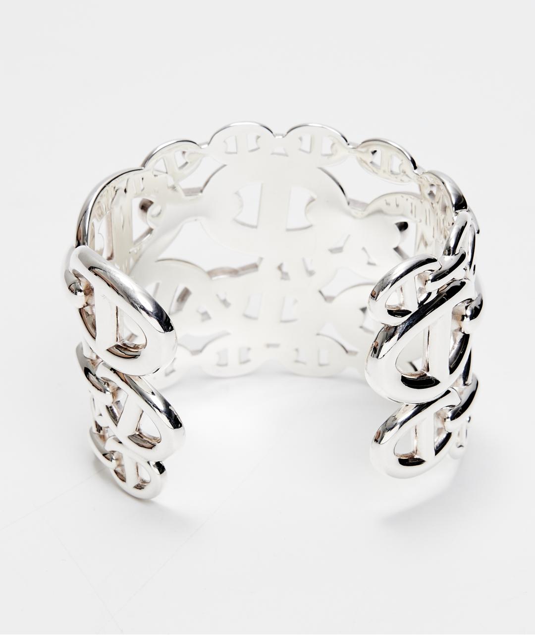 HERMES Серебрянный серебряный браслет, фото 3