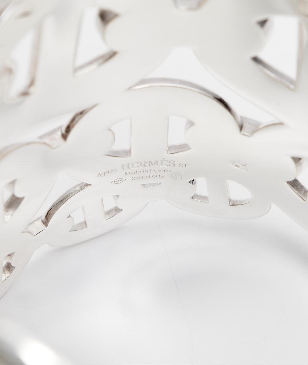 HERMES Серебрянный серебряный браслет, фото 4