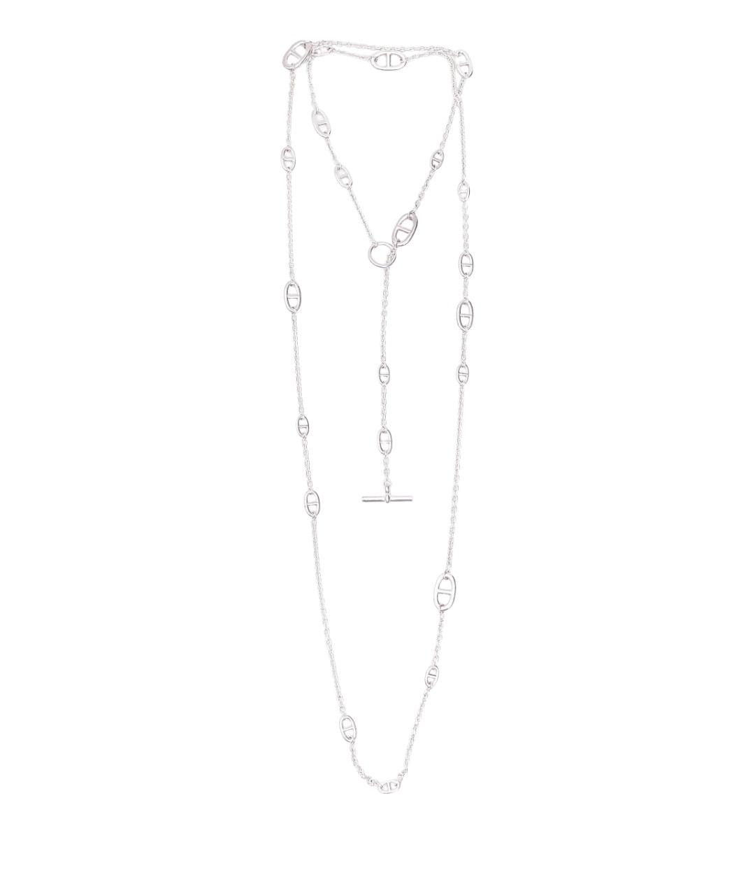 HERMES Серебряное серебряное колье, фото 1