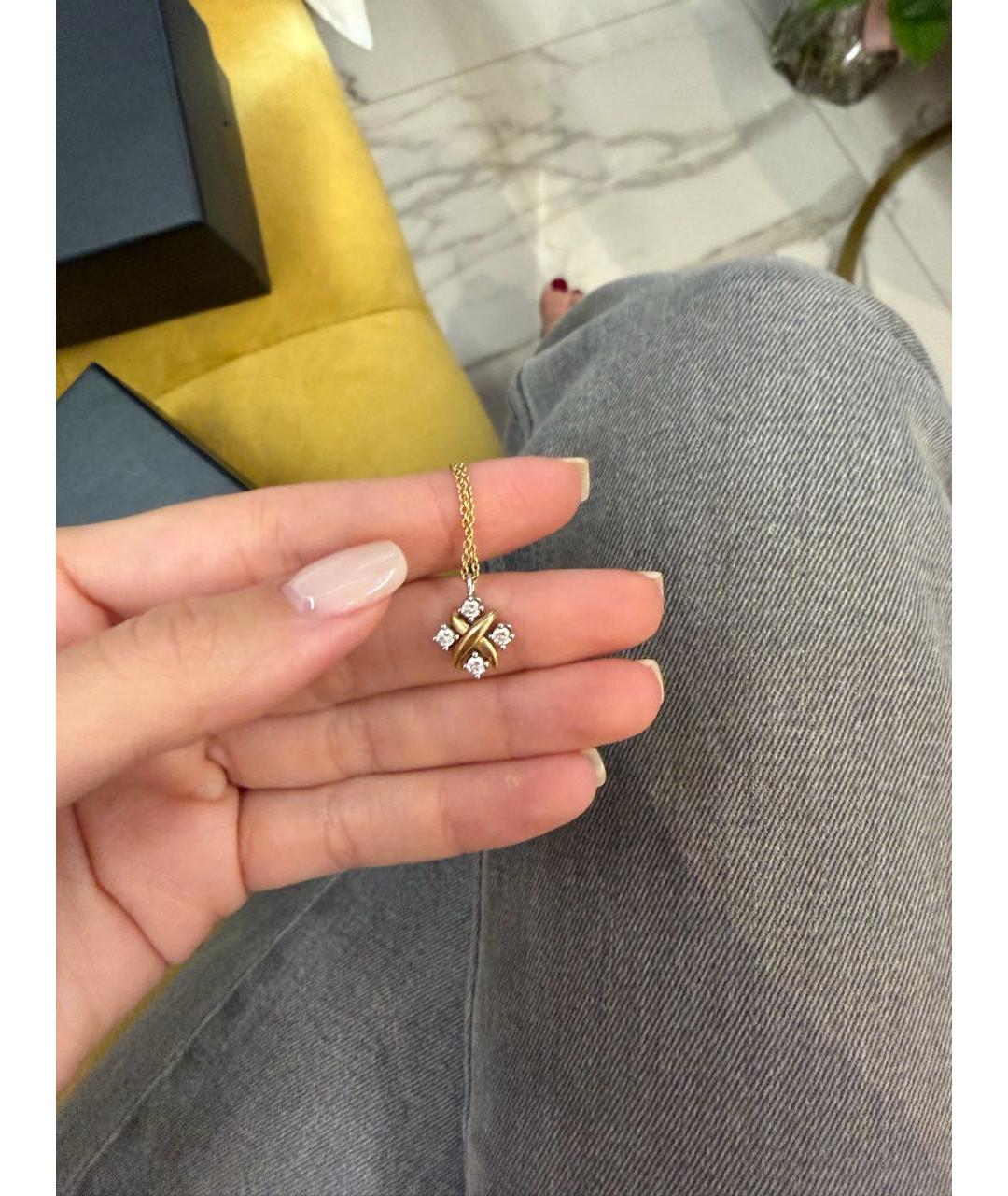 TIFFANY&CO Белая подвеска из белого золота, фото 2