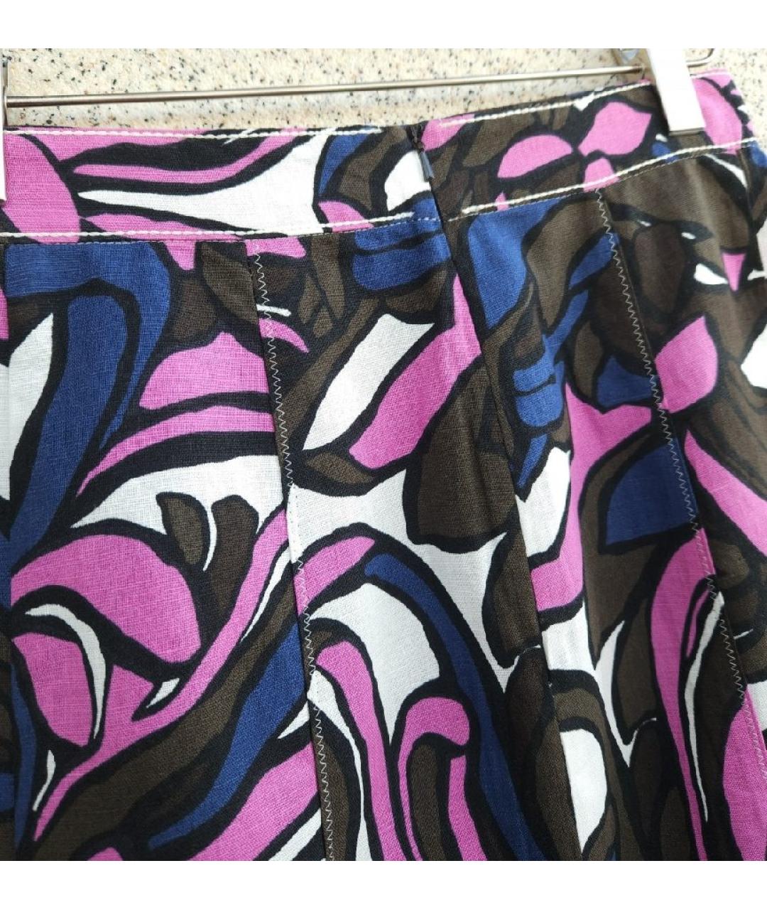 'S MAX MARA Мульти юбка миди, фото 6