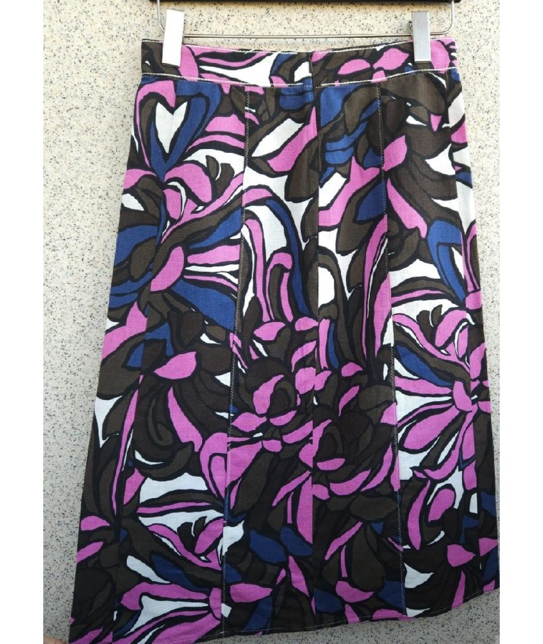 'S MAX MARA Мульти юбка миди, фото 4