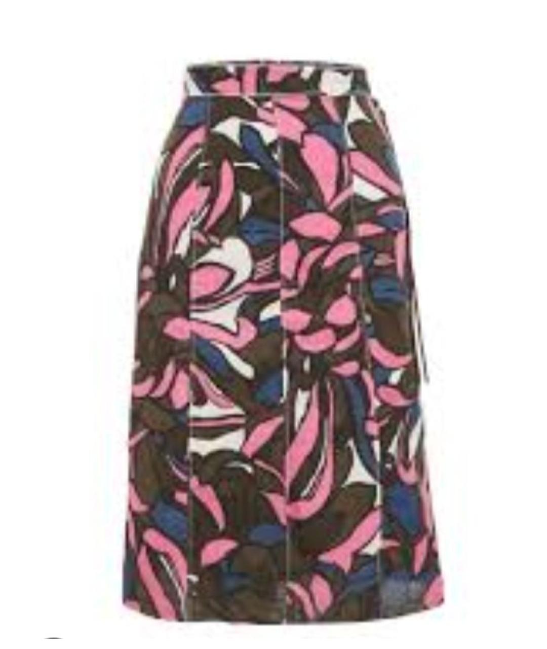 'S MAX MARA Мульти юбка миди, фото 1