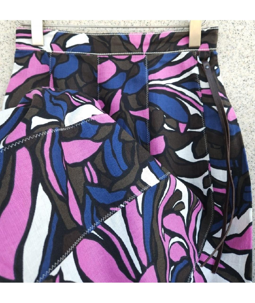 'S MAX MARA Мульти юбка миди, фото 7