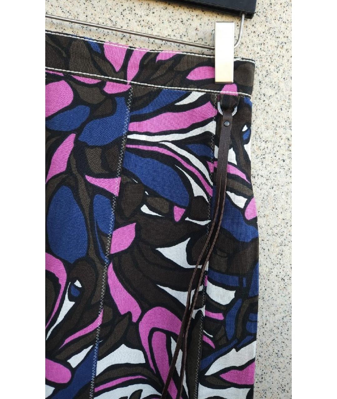 'S MAX MARA Мульти юбка миди, фото 8