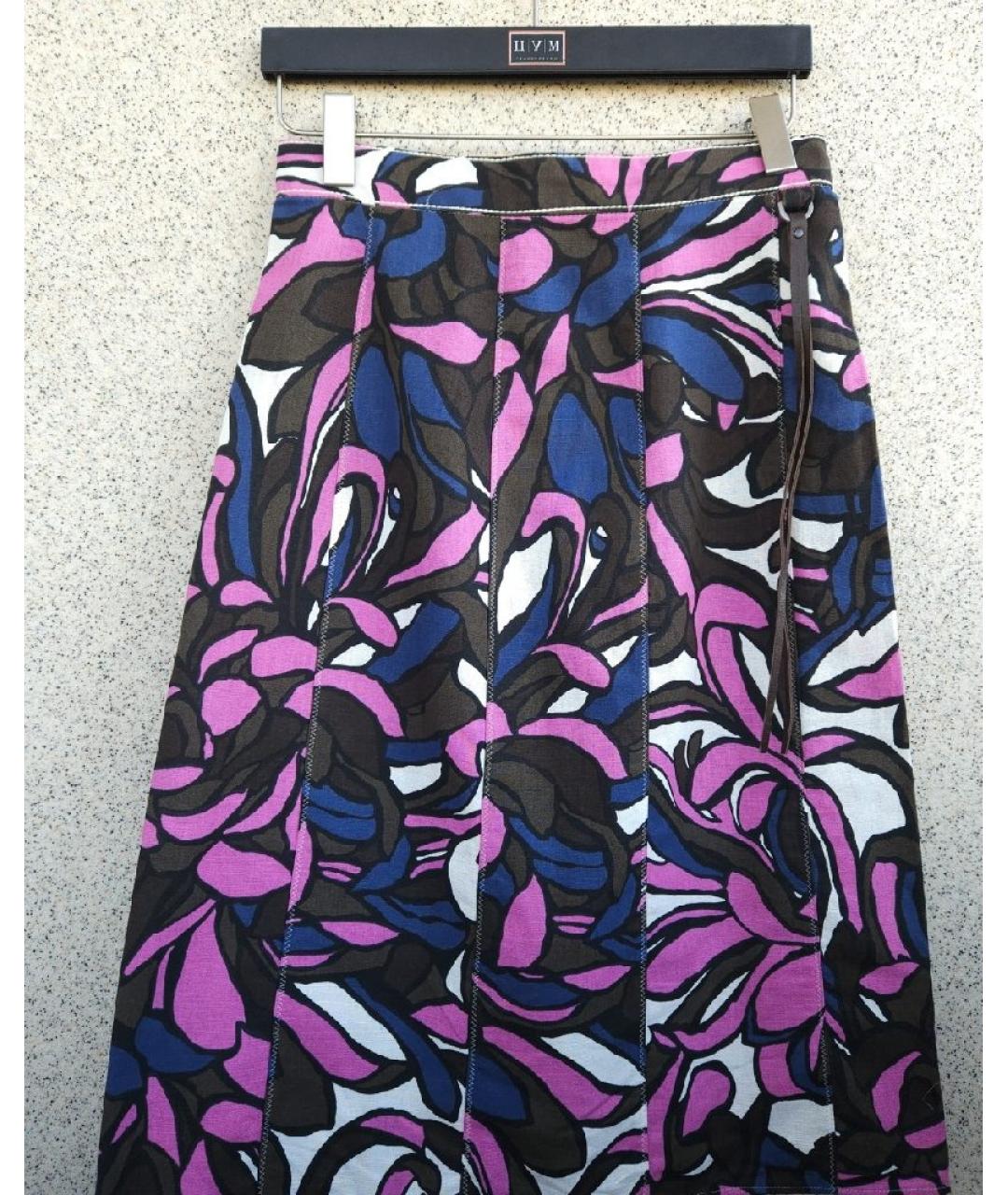 'S MAX MARA Мульти юбка миди, фото 3