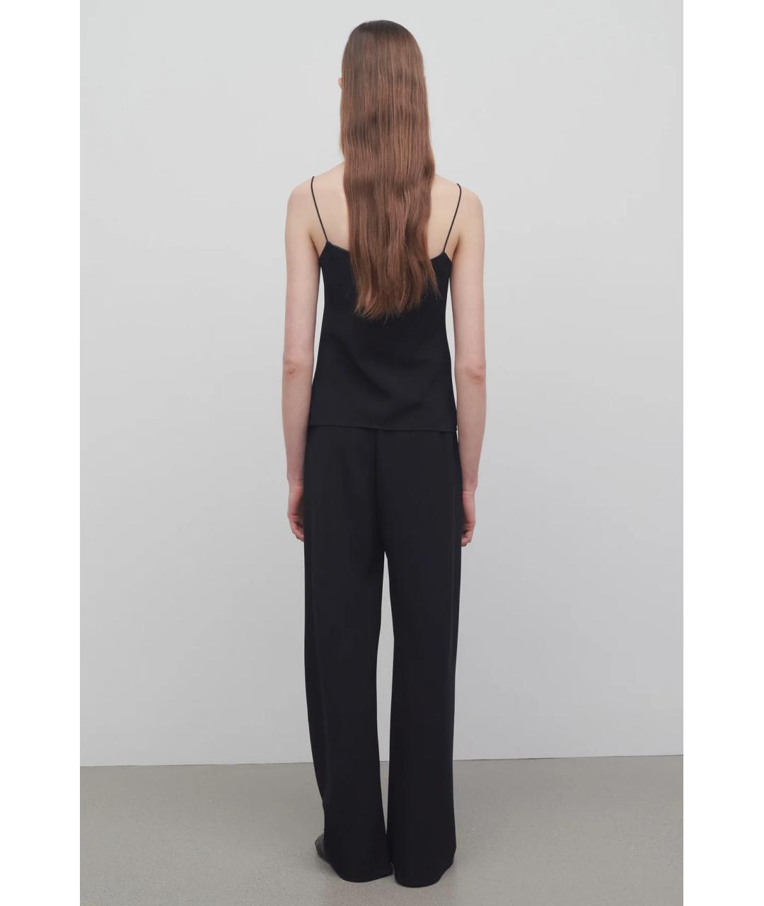 THE ROW Черные брюки широкие, фото 5