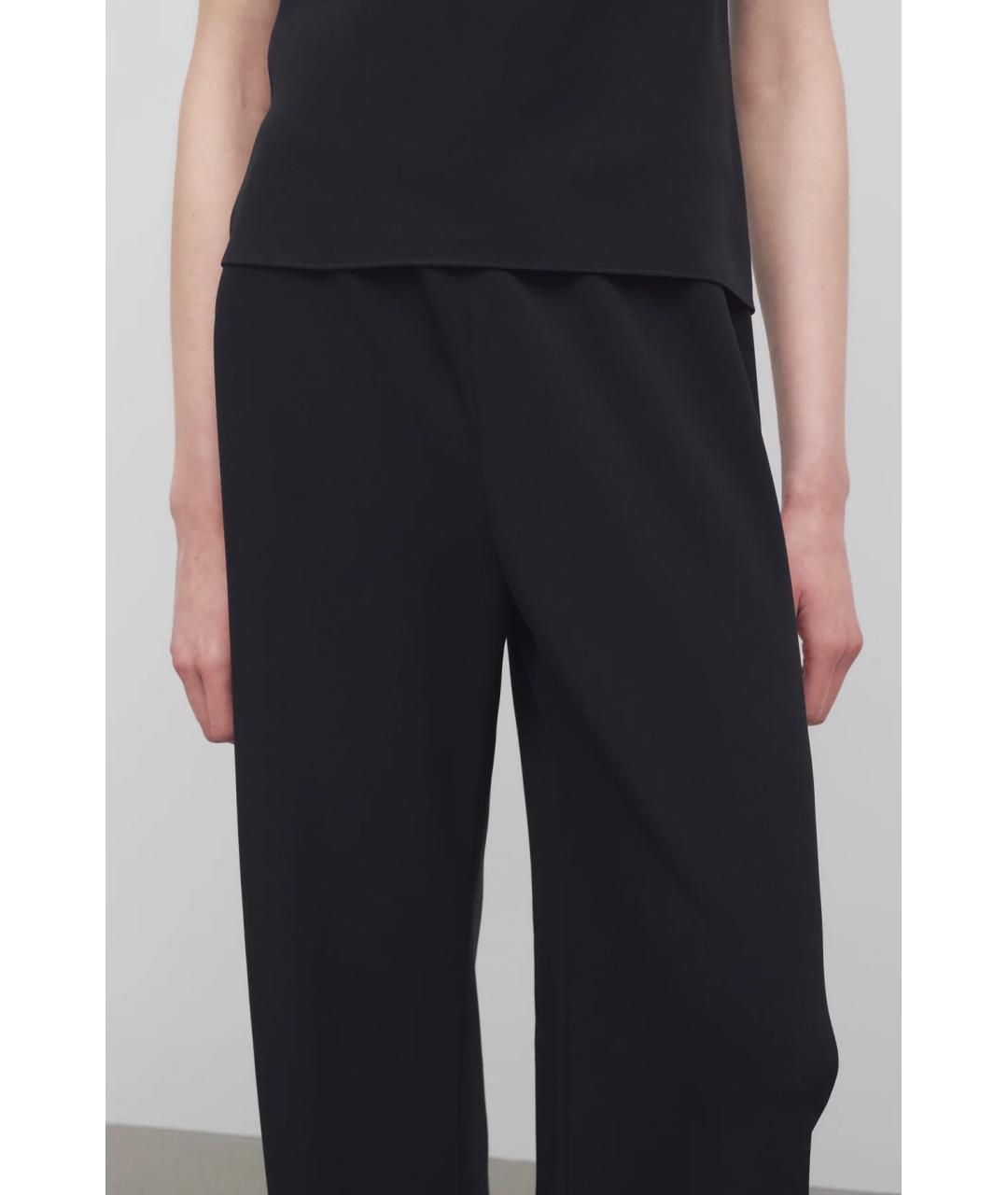 THE ROW Черные брюки широкие, фото 6