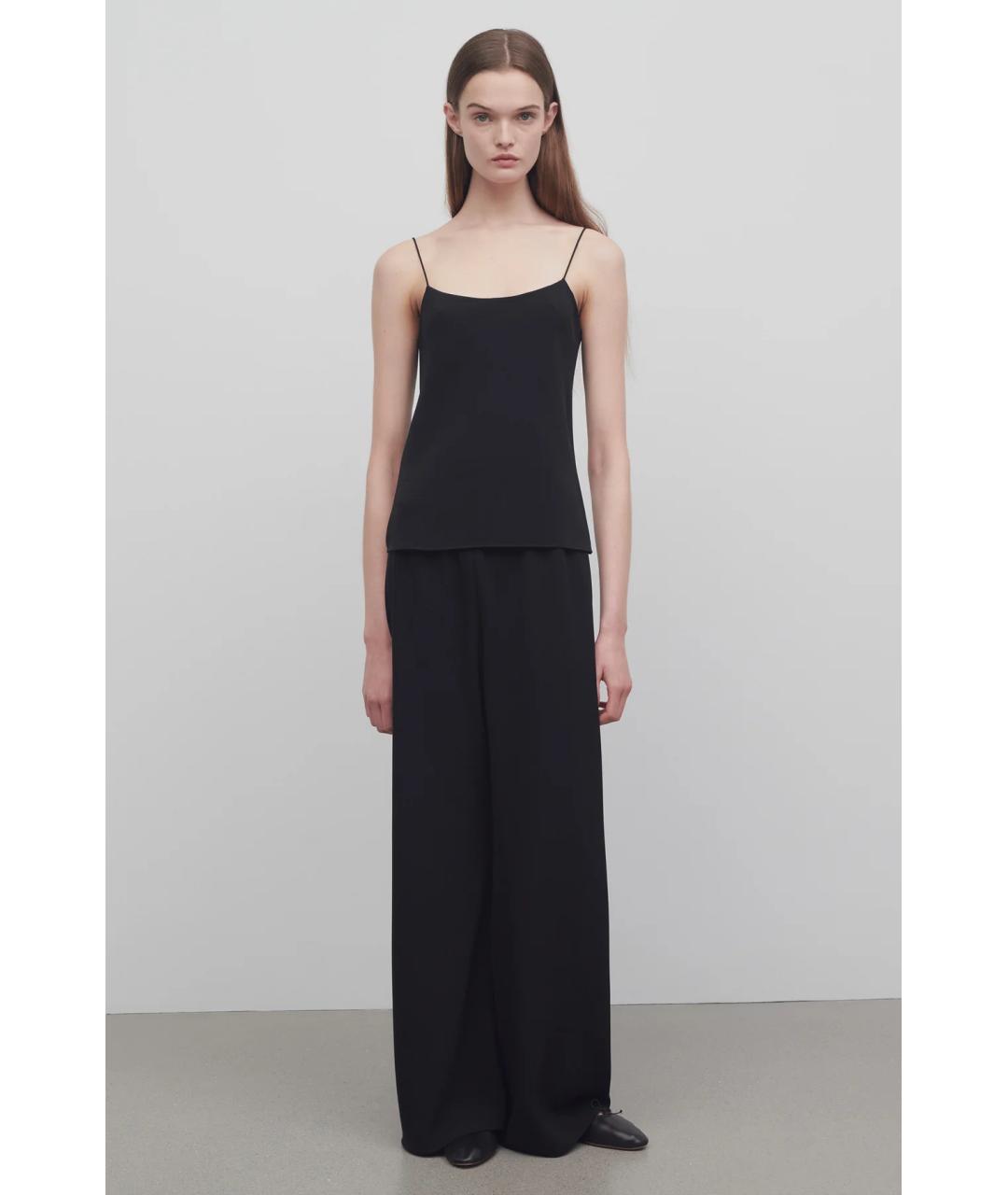 THE ROW Черные брюки широкие, фото 3