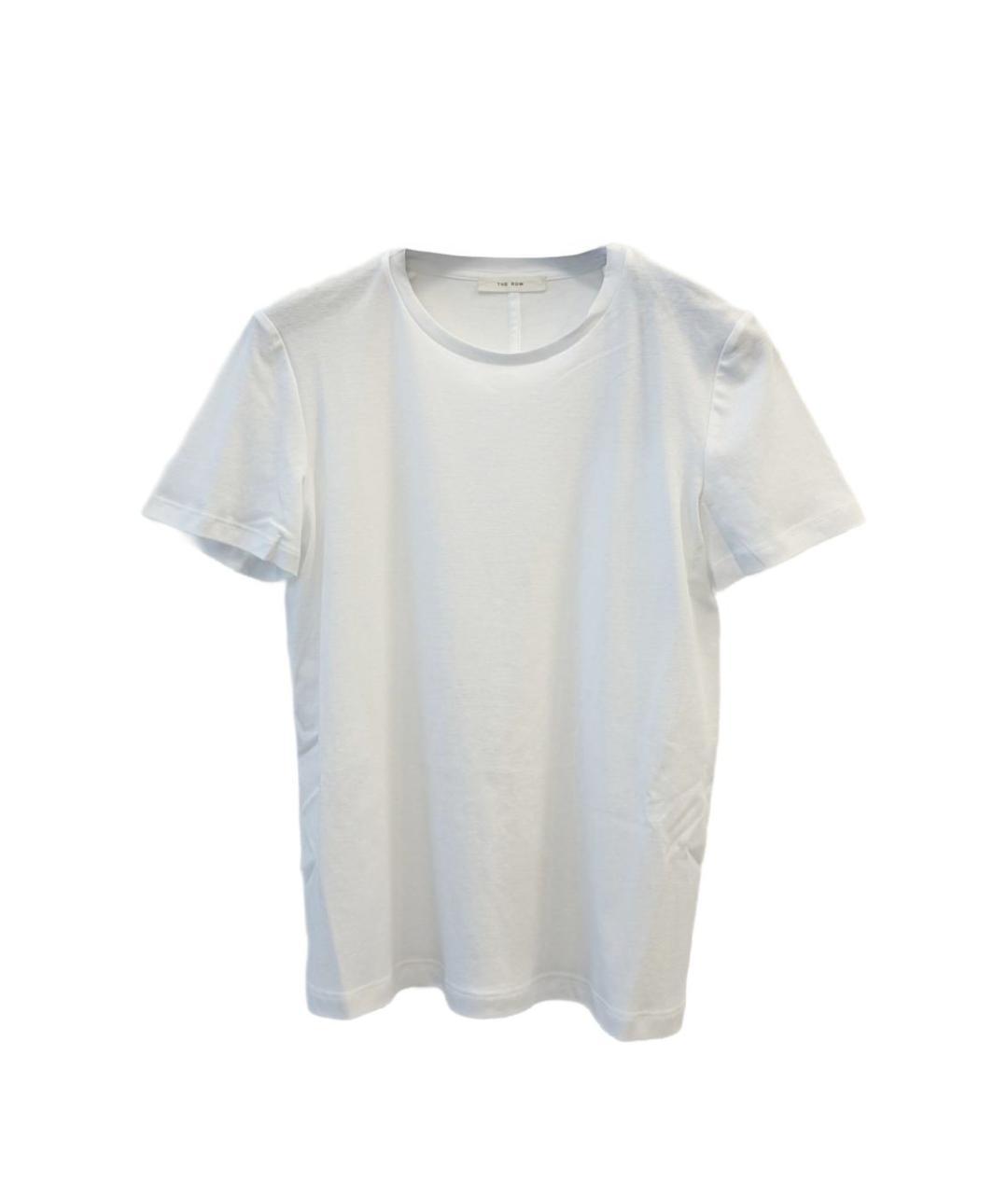 THE ROW Белая хлопковая футболка, фото 3