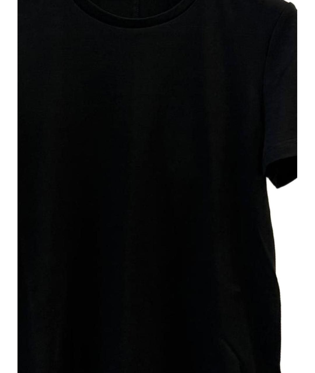 THE ROW Черная хлопковая футболка, фото 2