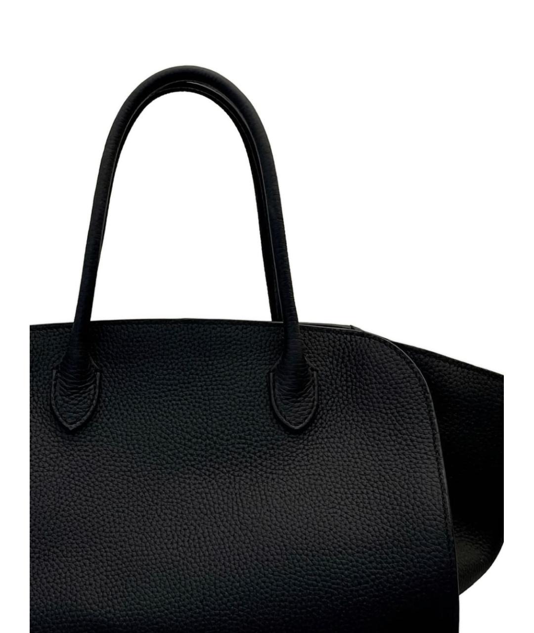 THE ROW Черная кожаная сумка тоут, фото 2