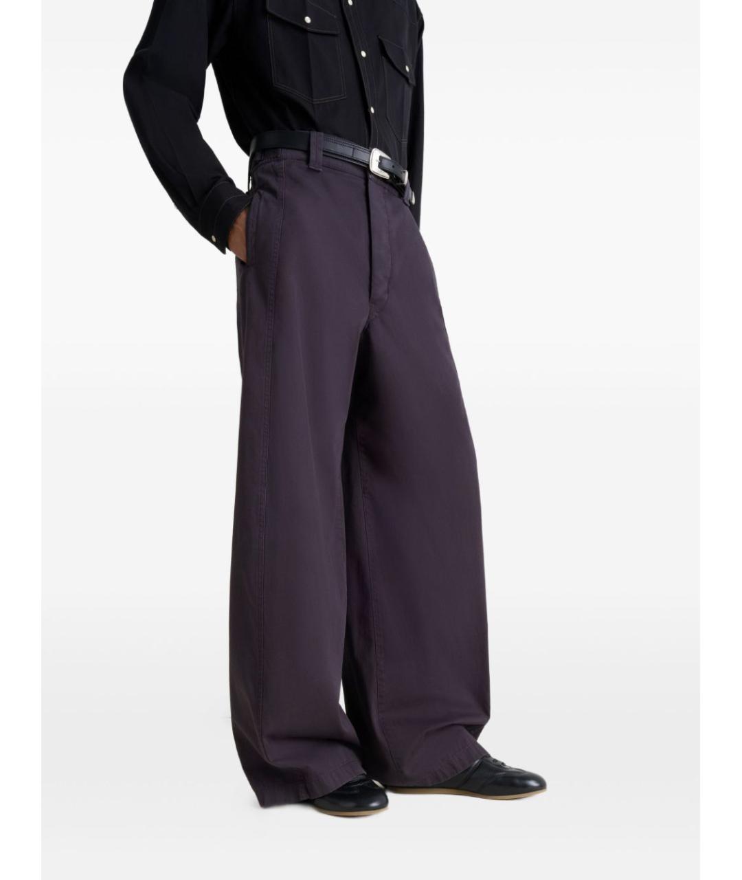 LEMAIRE Черные кожаные низкие кроссовки / кеды, фото 2