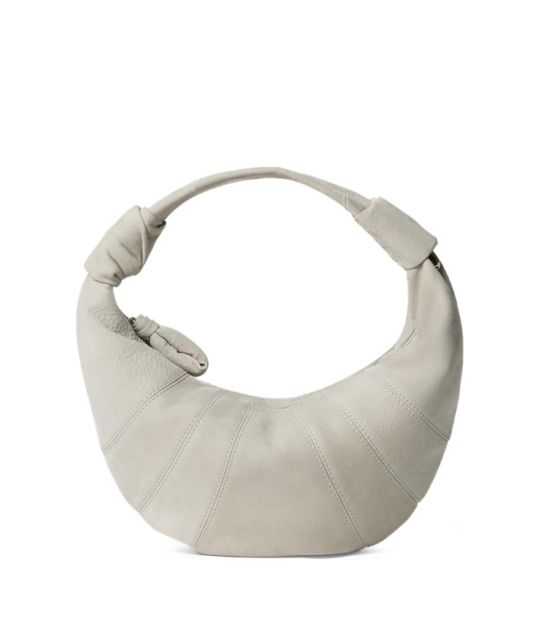 LEMAIRE Бежевая кожаная сумка с короткими ручками, фото 1