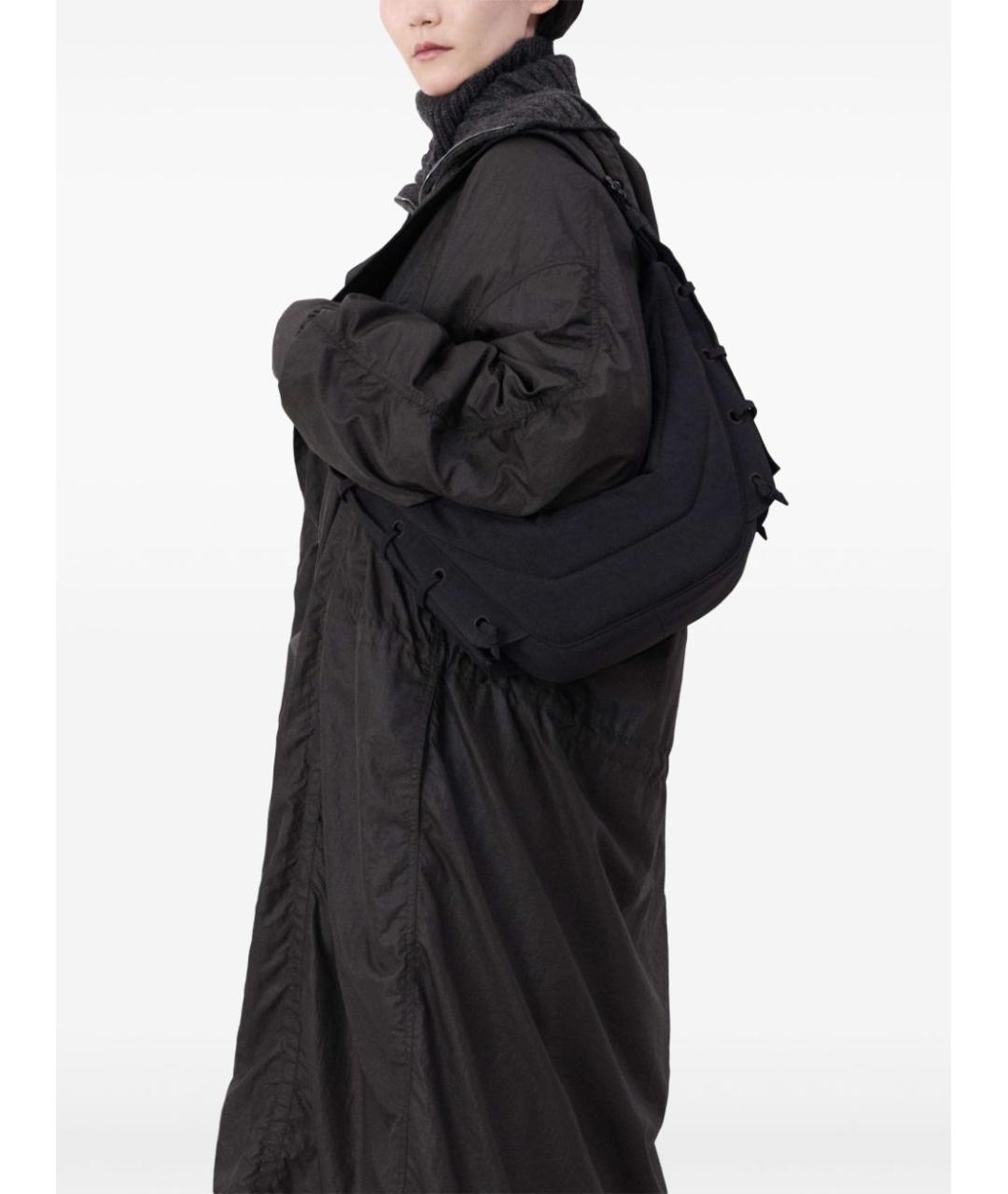 LEMAIRE Коричневая синтетическая сумка через плечо, фото 4