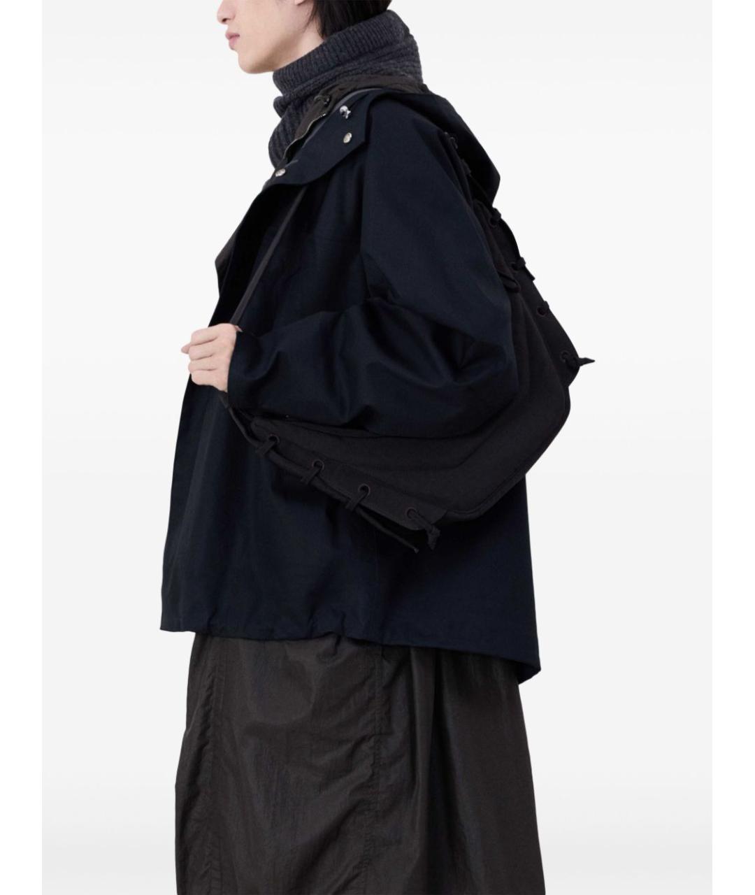 LEMAIRE Коричневая синтетическая сумка через плечо, фото 2