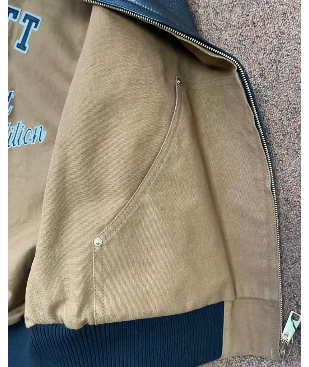 CARHARTT WIP Черная кожаная куртка, фото 8