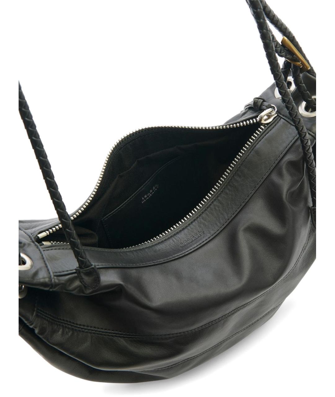 ISABEL MARANT Черная кожаная сумка тоут, фото 5