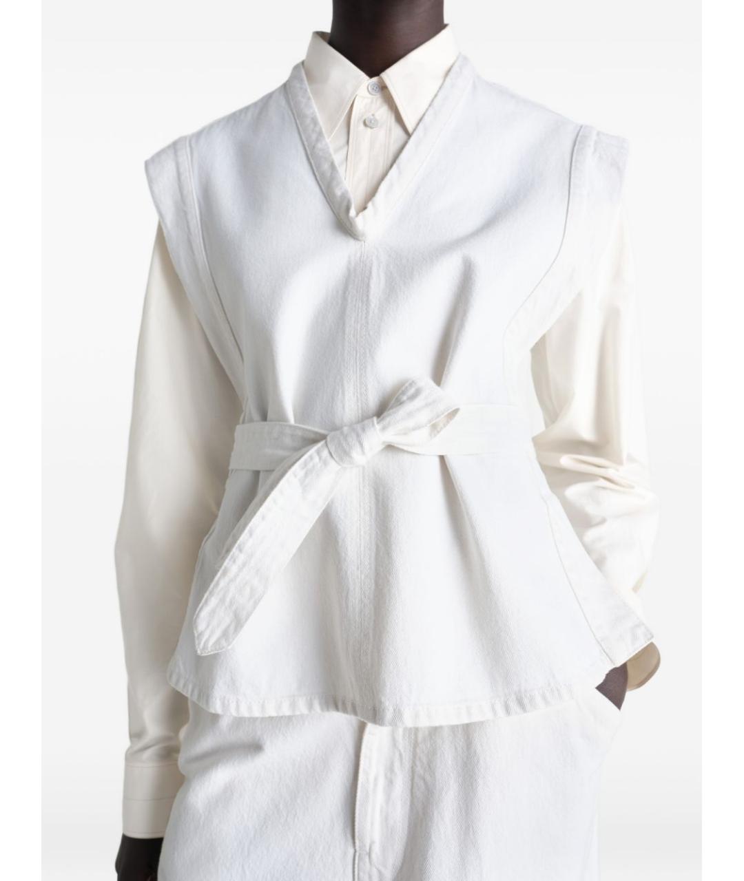 LEMAIRE Белая хлопковая майка, фото 2