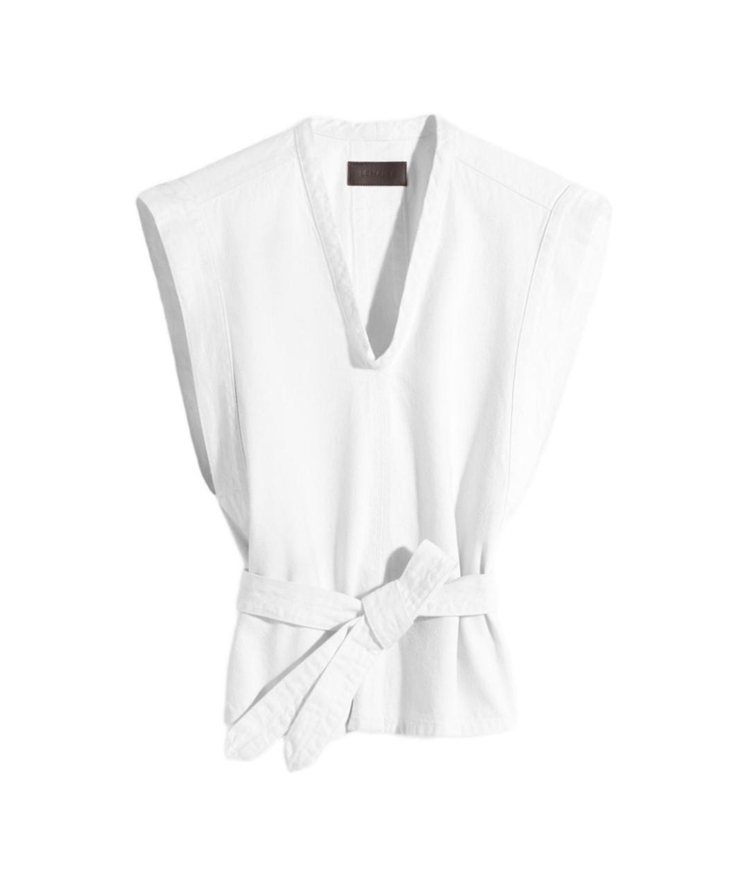 LEMAIRE Белая хлопковая майка, фото 1