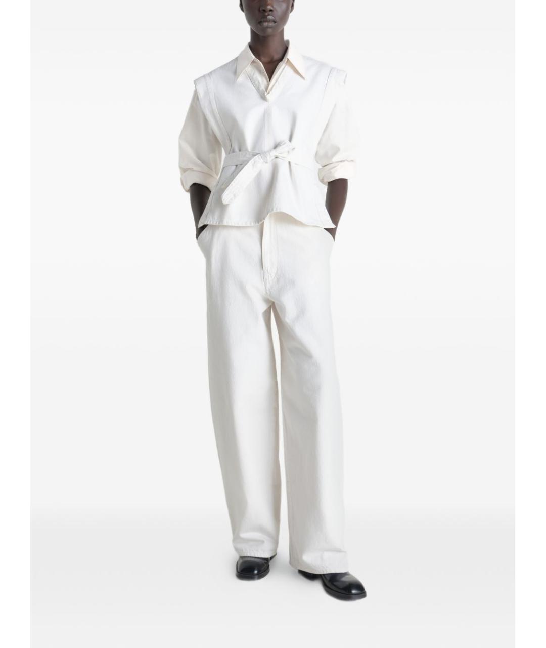 LEMAIRE Белая хлопковая майка, фото 5