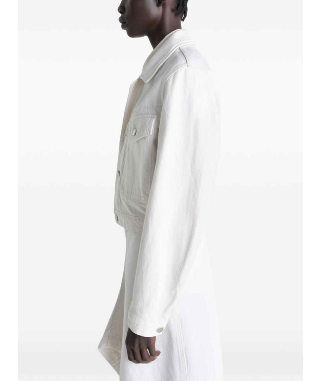 LEMAIRE Белая хлопковая куртка, фото 3