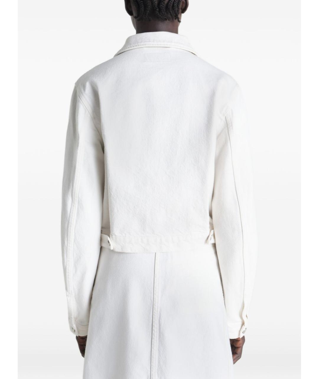 LEMAIRE Белая хлопковая куртка, фото 6