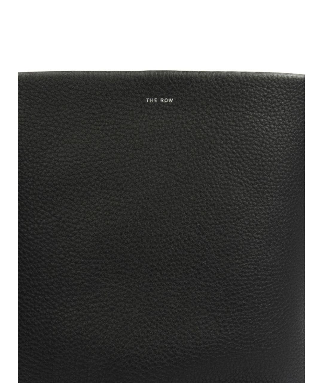 THE ROW Черная кожаная сумка тоут, фото 4