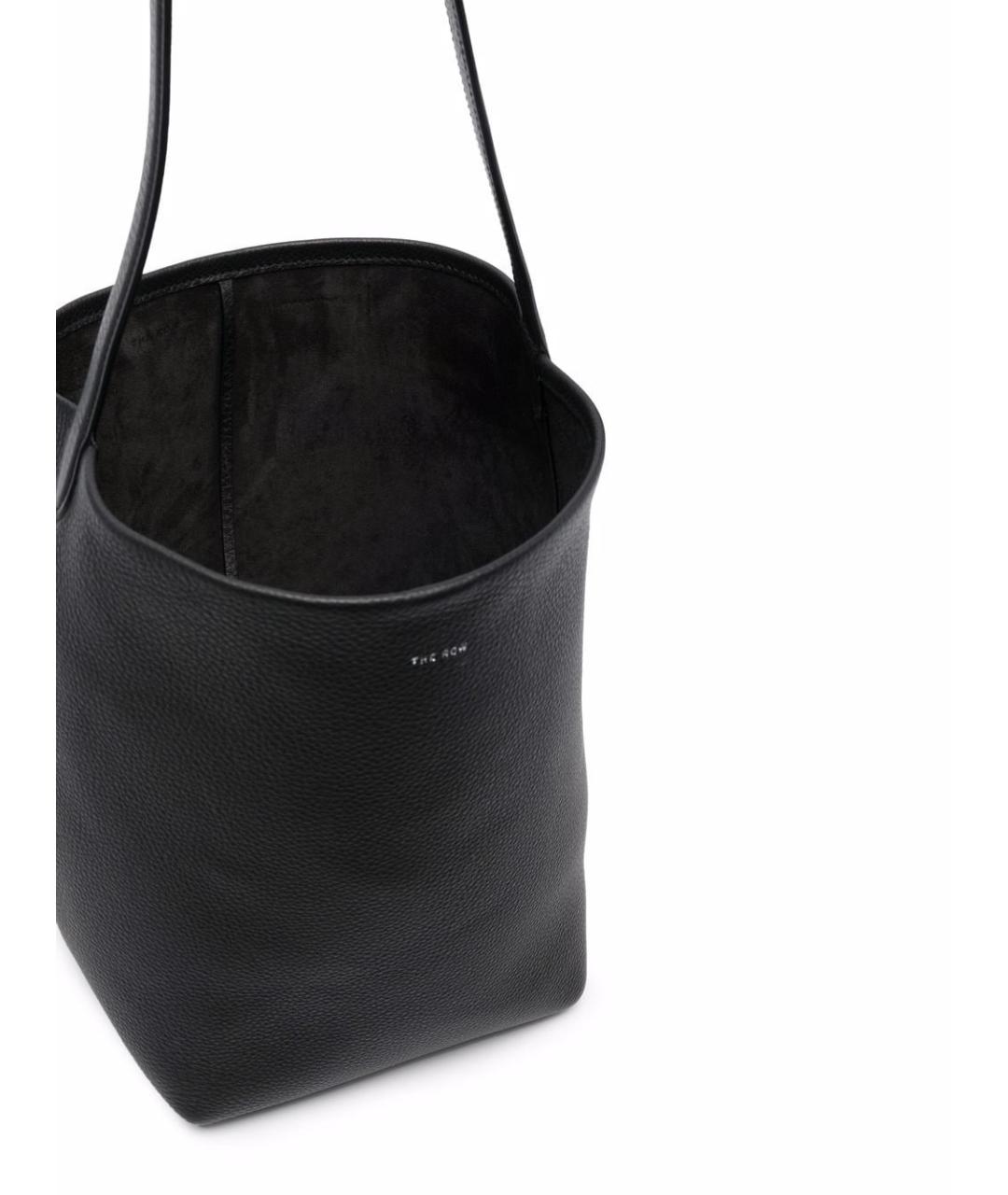 THE ROW Черная кожаная сумка тоут, фото 2