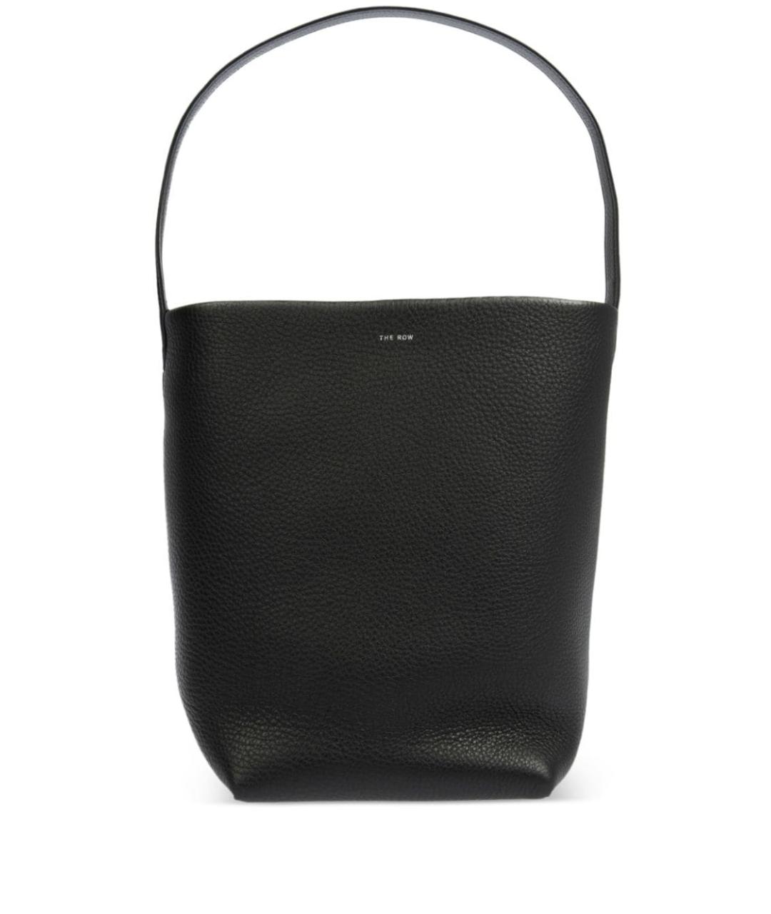 THE ROW Черная кожаная сумка тоут, фото 1