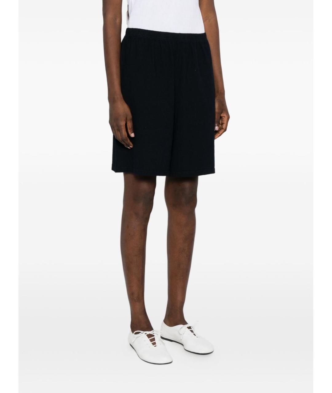 THE ROW Темно-синие хлопковые шорты, фото 2