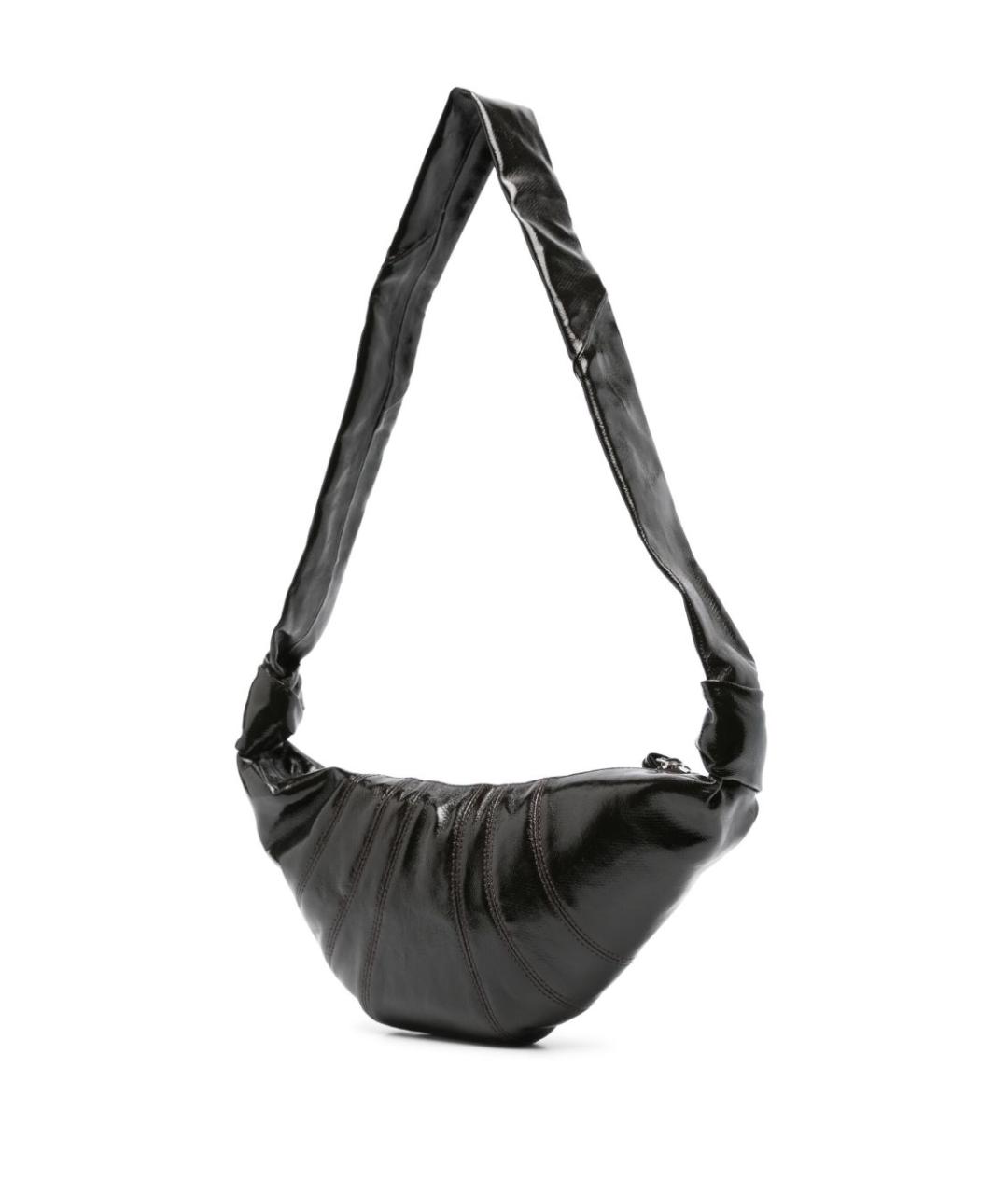 LEMAIRE Коричневая хлопковая сумка на плечо, фото 5