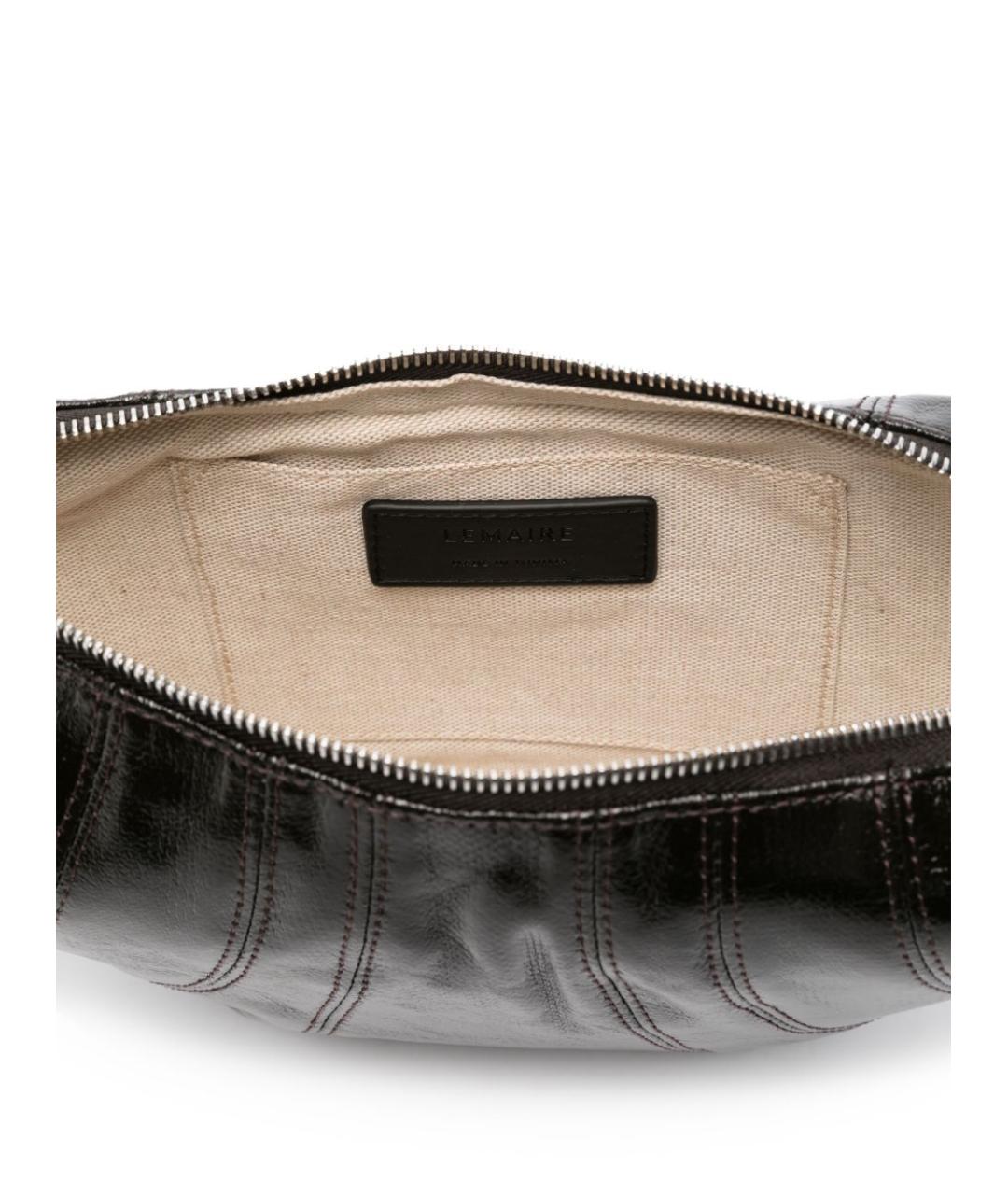 LEMAIRE Коричневая хлопковая сумка на плечо, фото 4