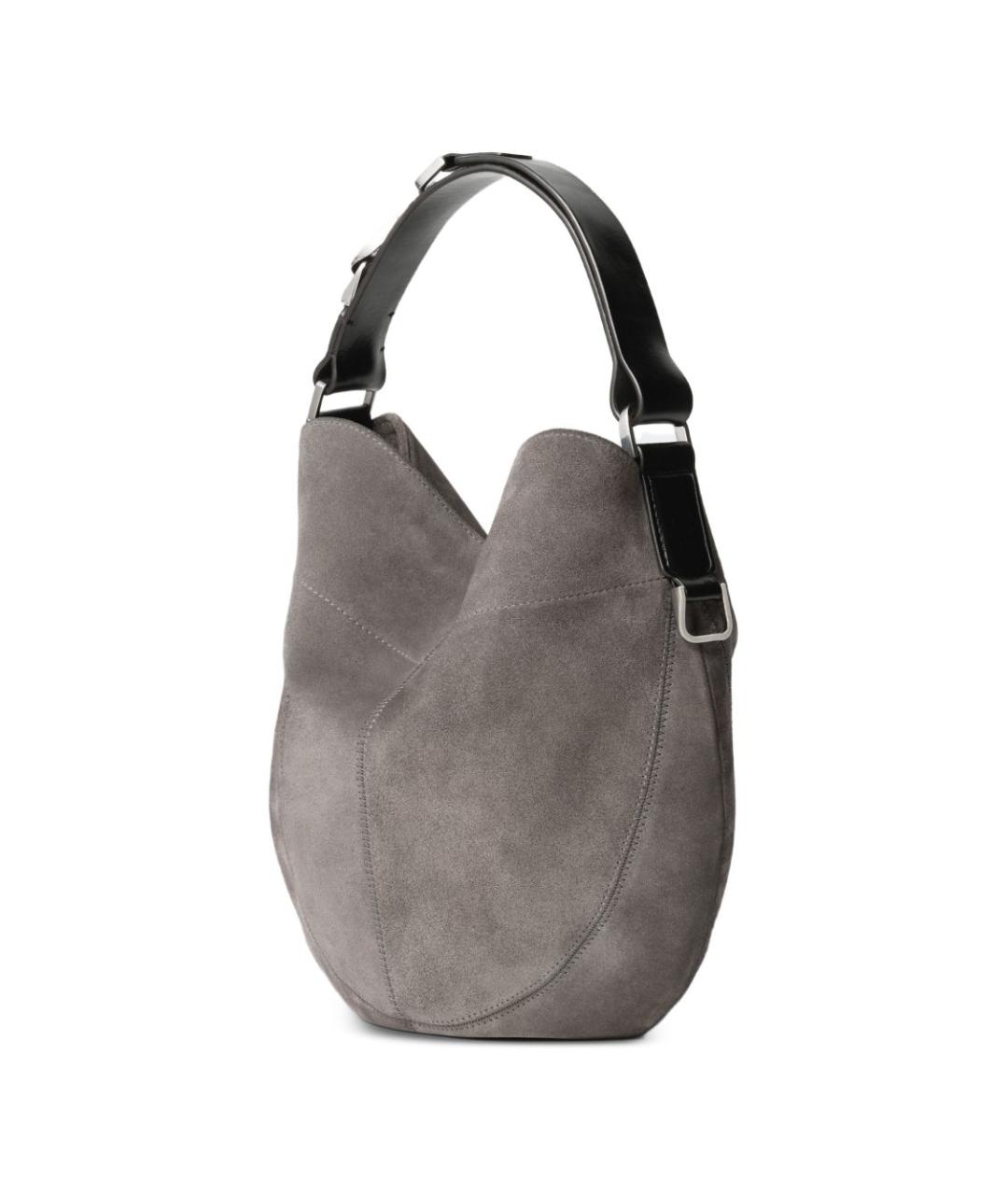 LEMAIRE Коричневая замшевая сумка тоут, фото 1