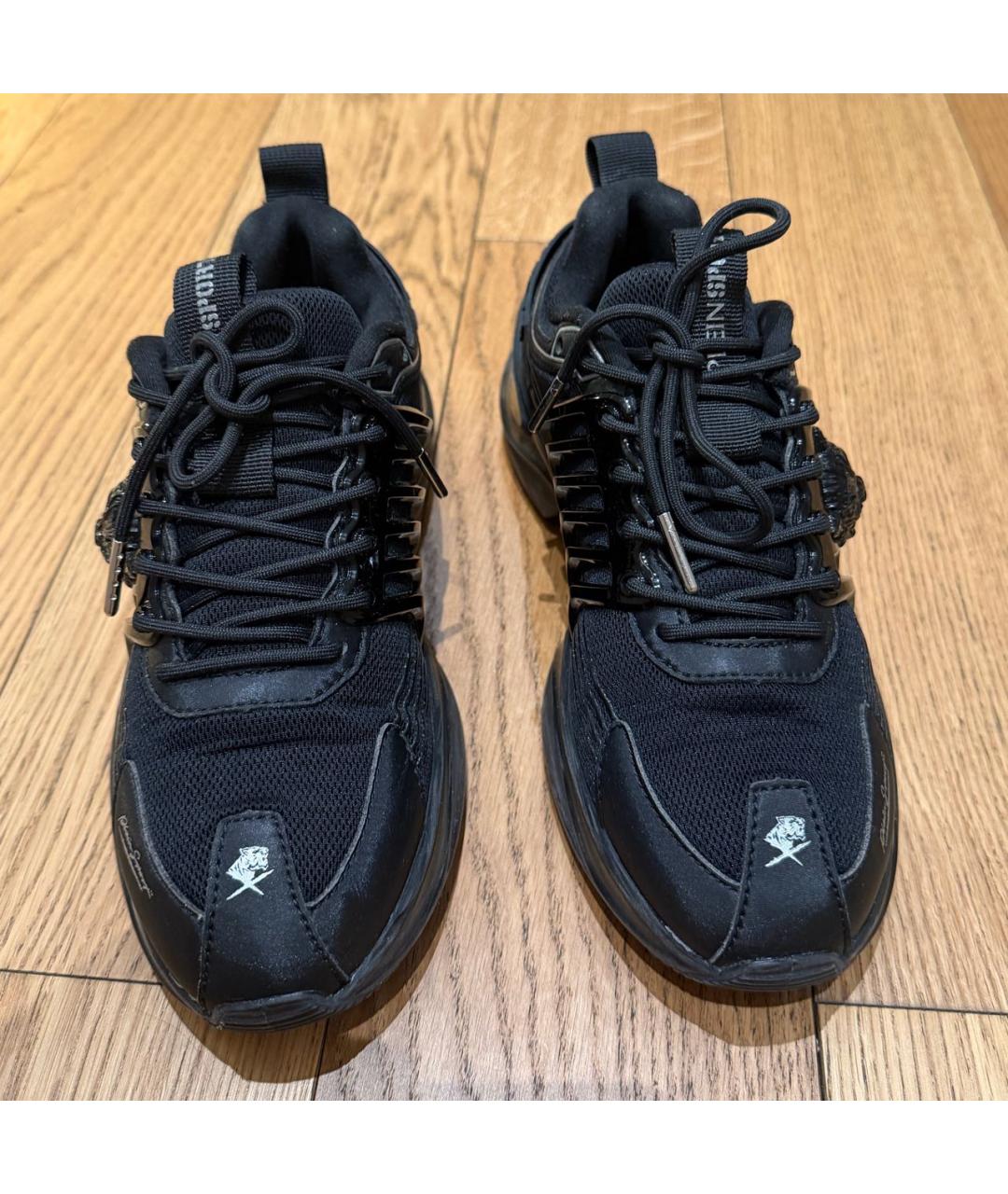 PHILIPP PLEIN Черные кроссовки, фото 2