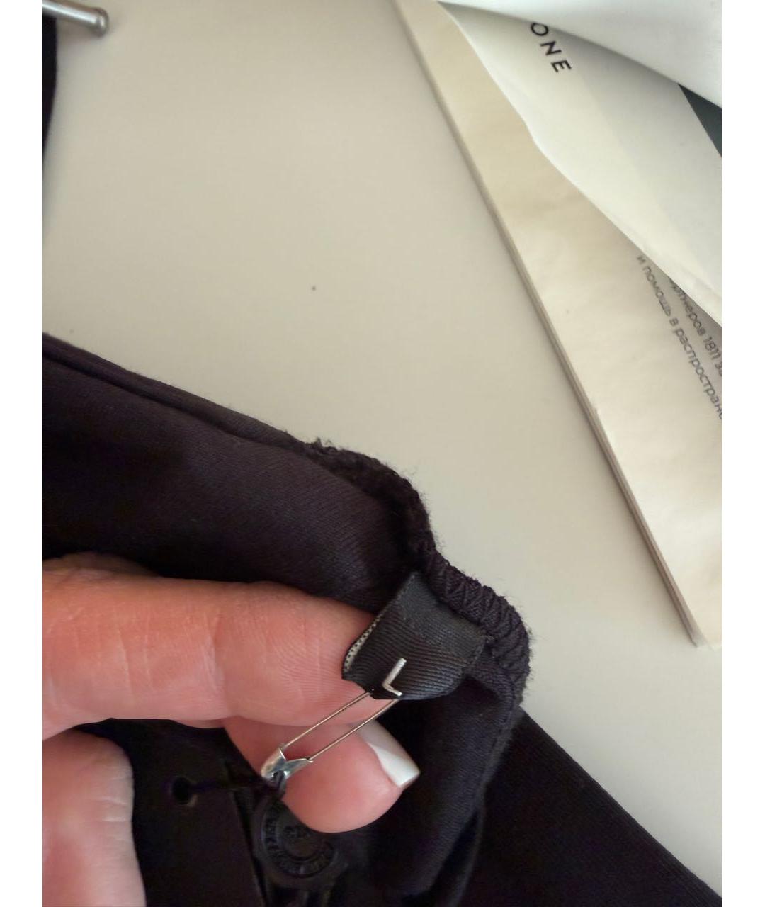 PHILIPP PLEIN Черная хлопко-эластановая футболка, фото 7