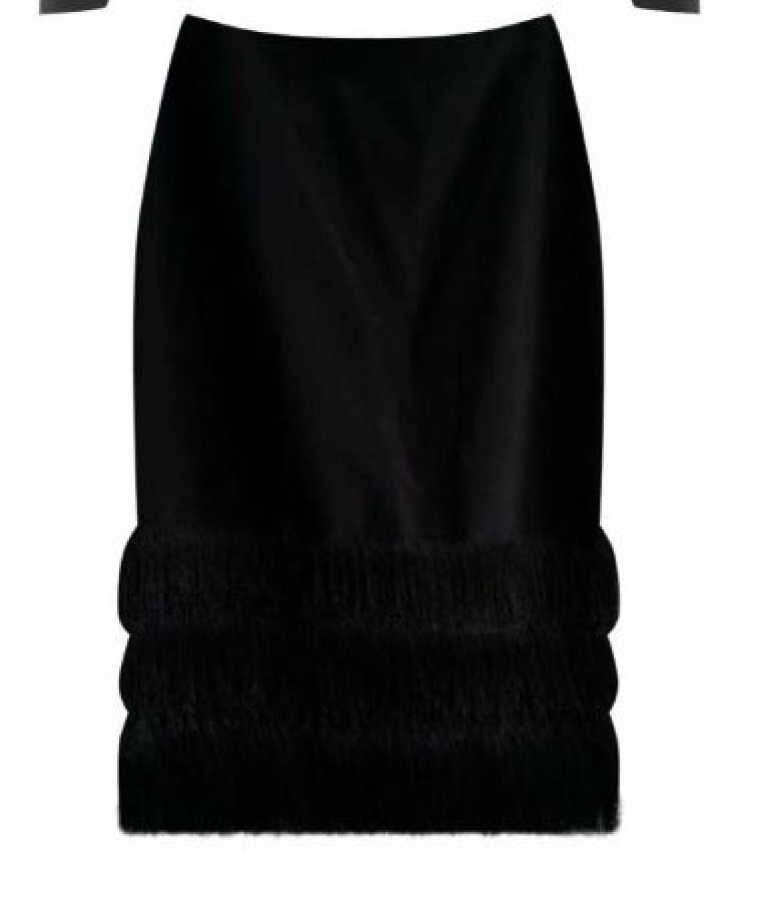 SANDRO Черная юбка миди, фото 2