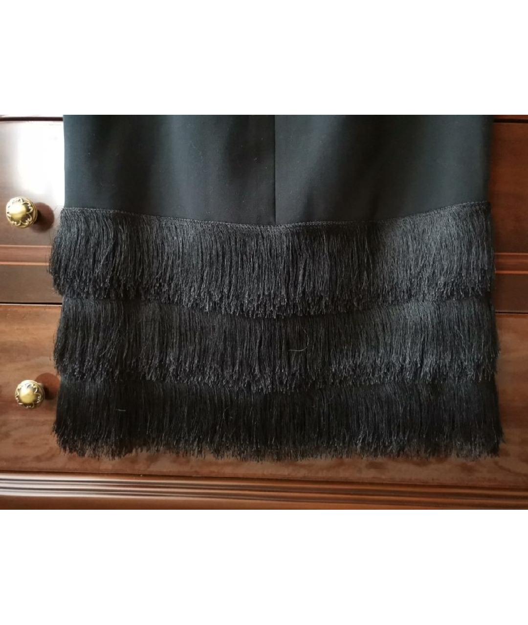 SANDRO Черная юбка миди, фото 5