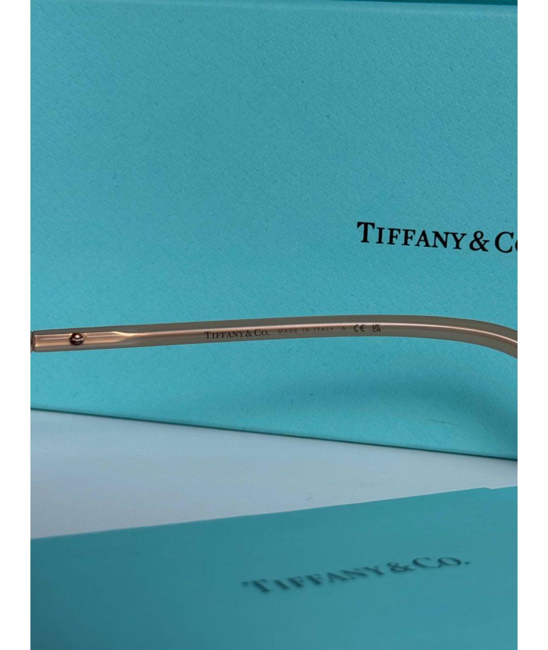 TIFFANY&CO Голубые металлические солнцезащитные очки, фото 6