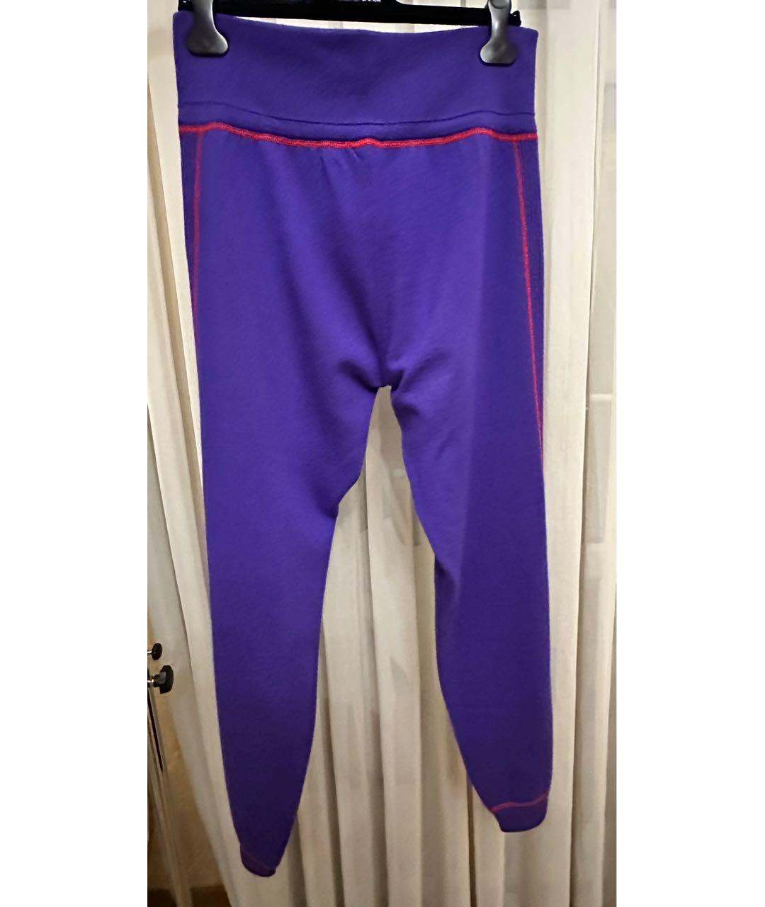 CHANEL Фиолетовые кашемировые спортивные брюки и шорты, фото 2