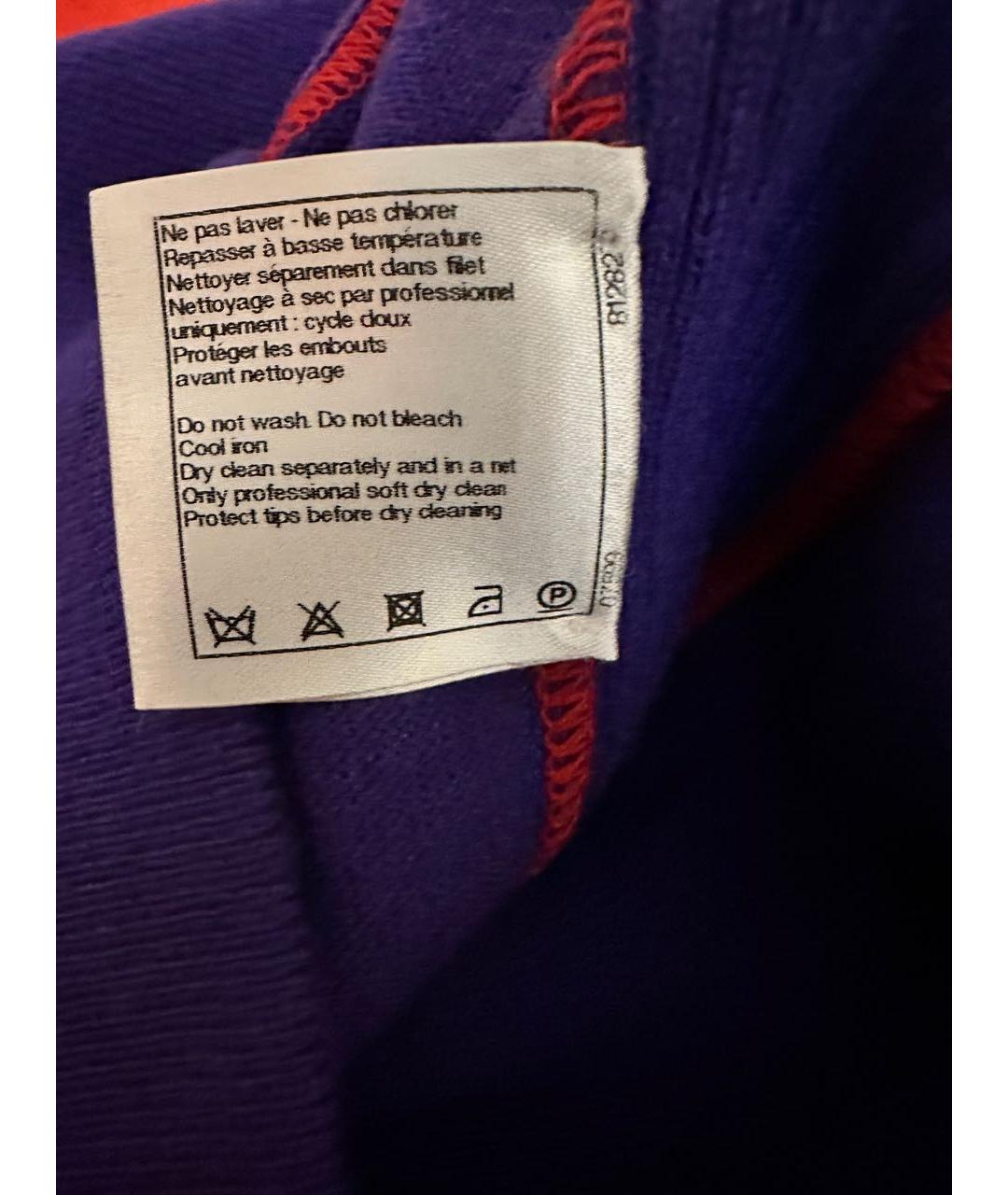 CHANEL Фиолетовые кашемировые спортивные брюки и шорты, фото 7