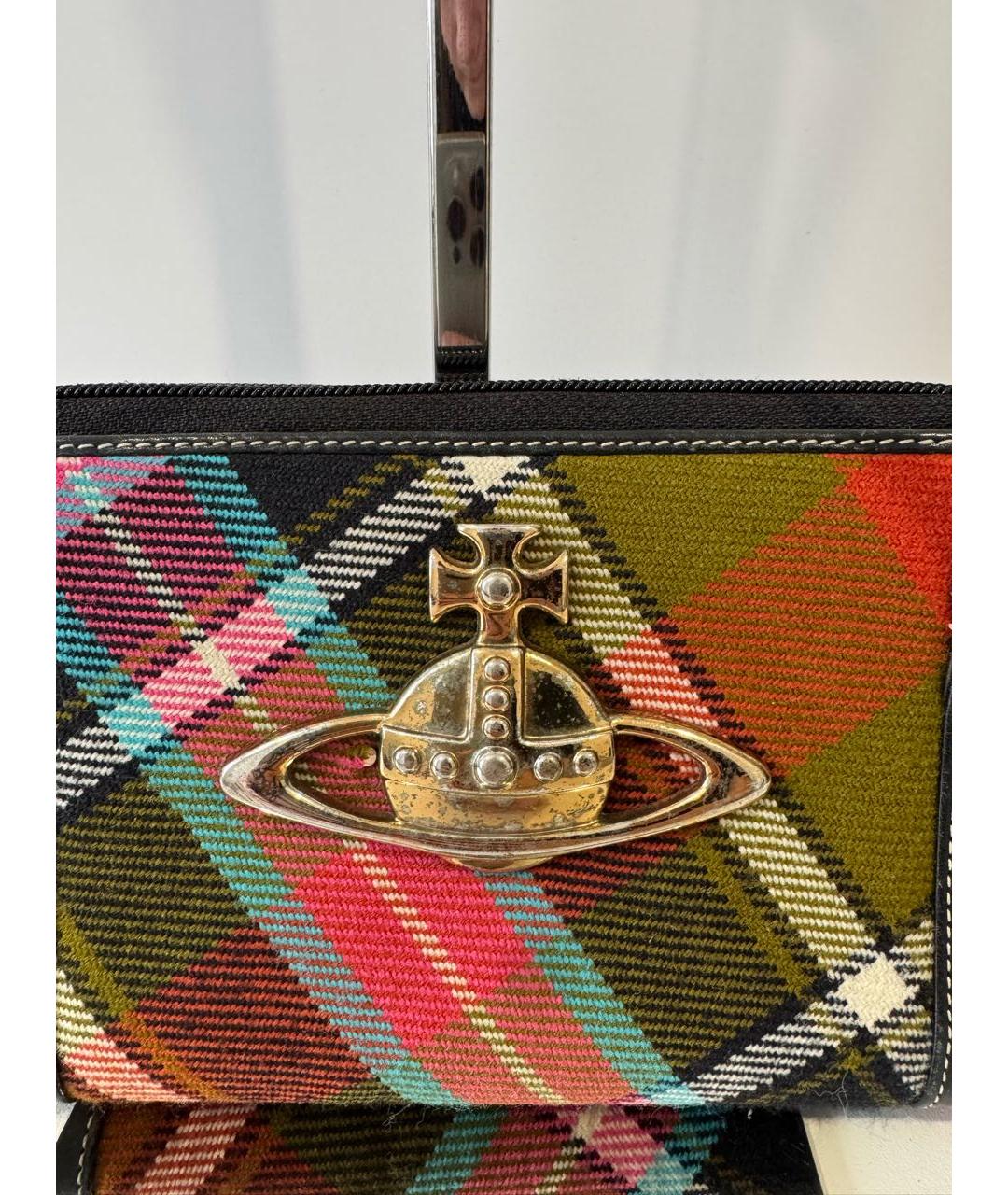 VIVIENNE WESTWOOD Мульти тканевая сумка через плечо, фото 3