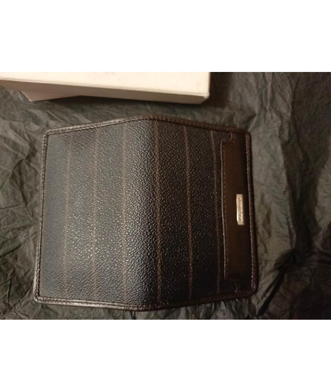 PAL ZILERI Антрацитовая полиуретановая визитница, фото 4