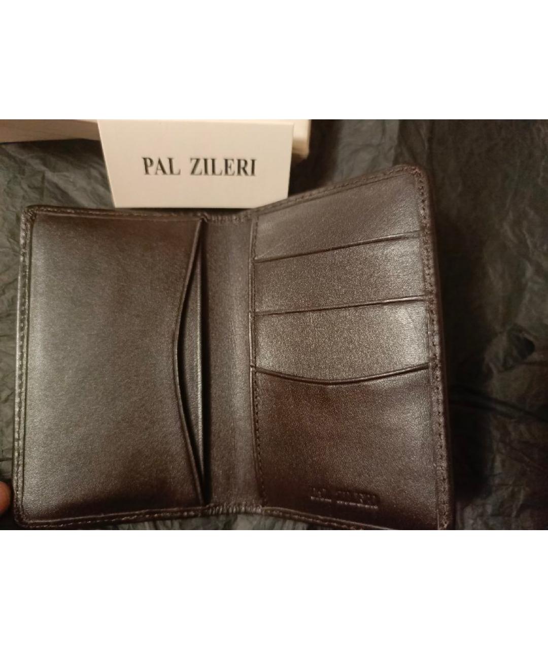 PAL ZILERI Антрацитовая полиуретановая визитница, фото 3