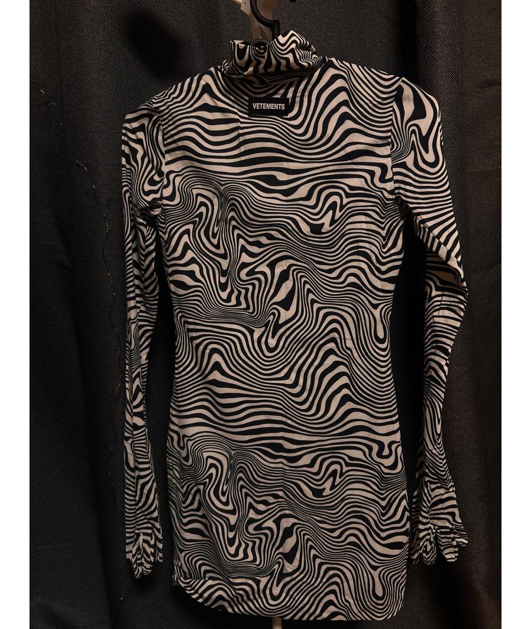 VETEMENTS Белое полиамидовое коктейльное платье, фото 2