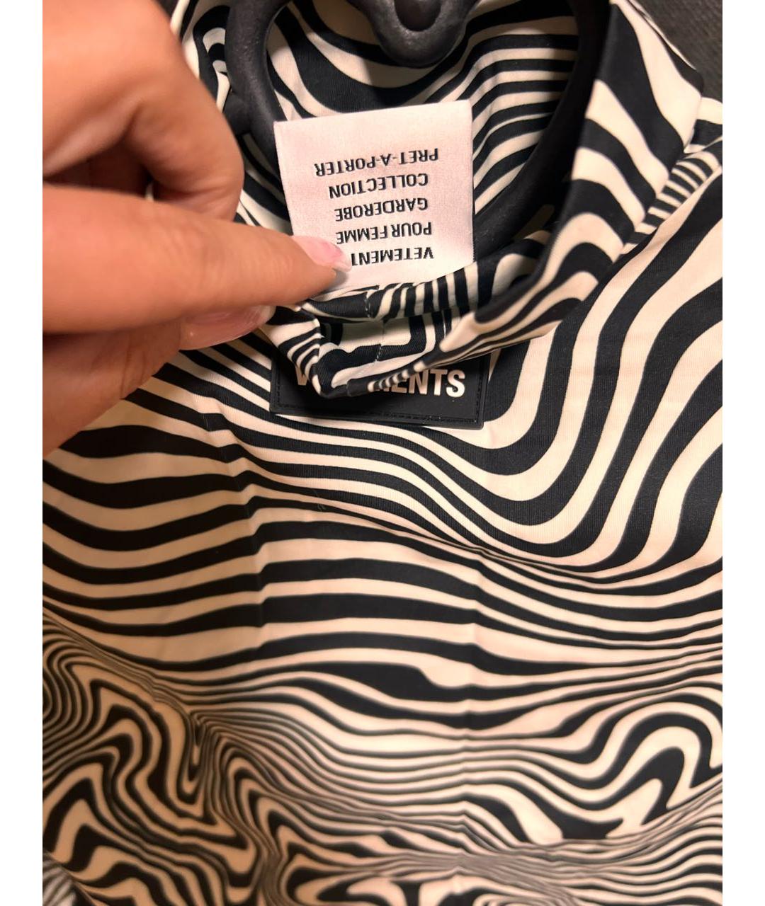 VETEMENTS Белое полиамидовое коктейльное платье, фото 5