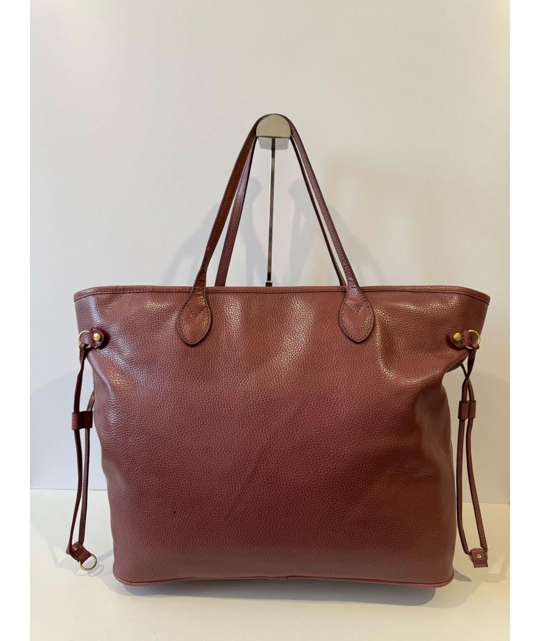 VIVIENNE WESTWOOD Красная кожаная сумка тоут, фото 2