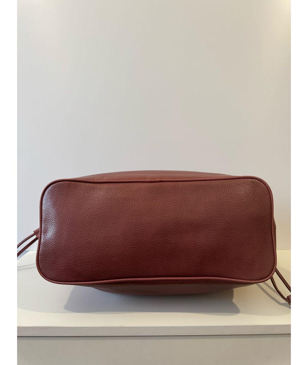 VIVIENNE WESTWOOD Красная кожаная сумка тоут, фото 3